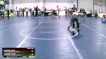 100 lbs Cons. Round 5 - Carter Gary, Region Wrestling Academy vs Cooper Luck, Perrysburg Wrestling Club