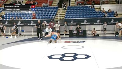 132 lbs Cons. Rd Of 16 - Adam Glauser, Illinois vs Tanner Telford, Utah