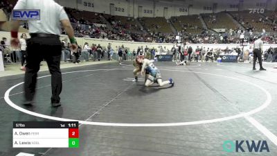 57 lbs Semifinal - Abby Owen, Perry Wrestling Academy vs Alaura Lewis, Noble Takedown Club