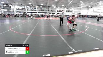 113 lbs Quarterfinal - Jack Dragoumanos, Tyngsborough/Dracut vs Nathan Jackson, Mansfield