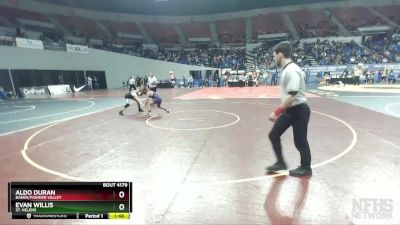 4A-120 lbs Quarterfinal - Evan Willis, St. Helens vs Aldo Duran, Baker/Powder Valley