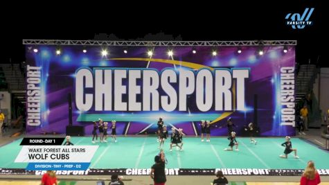 Wake Forest All Stars - Wolf Cubs [2024 L1.1 Tiny - PREP - D2 Day 1] 2024 CHEERSPORT Charlotte Classic