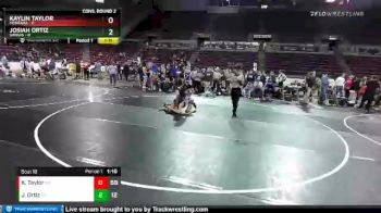 W-112 lbs 2nd Wrestleback (16 Team) - Josiah Ortiz, Kansas vs Kaylin Taylor, Montana