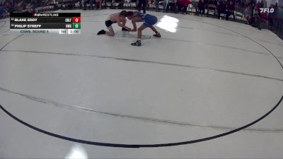 109 lbs Cons. Round 5 - Philip Streff, Underground Wrestling Club vs Blake Eddy, GI Grapplers