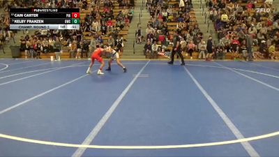 85 lbs Champ. Round 2 - Cain Carter, Pinnacle vs Kelby Franzen, Outlaw Wrestling Club