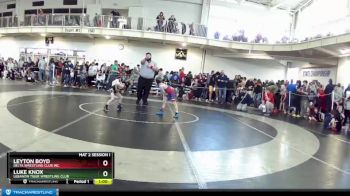 49 lbs Cons. Round 6 - Leyton Boyd, Delta Wrestling Club Inc. vs Luke Knox, Lebanon Tiger Wrestling Club