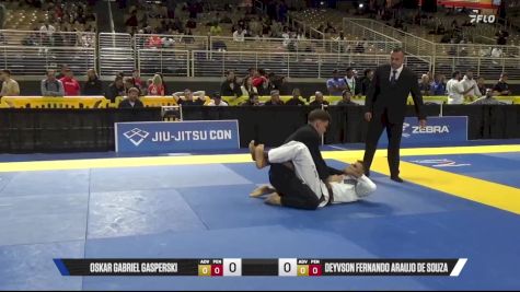 Deyvson Fernando Araujo De Souza vs Oskar Gabriel Gasperski 2025 Pan Jiu Jitsu IBJJF Championship