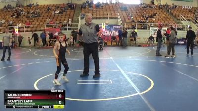 60 lbs Cons. Semi - Talon Gordon, Medina Bees vs Brantley Lamp, Mount Vernon Killer Bees