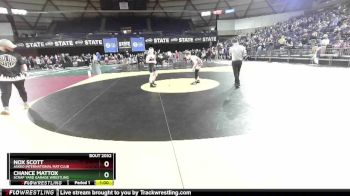 98 lbs Champ. Round 1 - Chance Mattox, Scrap Yard Garage Wrestling vs Nox Scott, Askeo International Mat Club