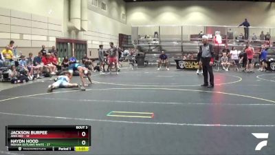 180 lbs Round 2 (4 Team) - Jackson Burpee, Ares Red vs Haydn Hood, Indiana Outlaws White