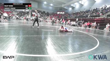 115 lbs Rr Rnd 3 - Riley Robb, IRONMEN Wrestling Club vs Harley Fields, Caney Valley Wrestling