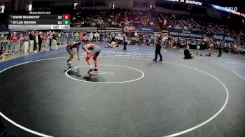 D 3 150 lbs Semifinal - Dylan Brown, De La Salle vs David Massicot, John Curtis Christian