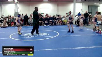 68 lbs Round 6 (8 Team) - Jack Lauer, Dragon United vs Parker Lopez, Terps Xtreme
