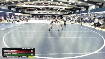 184 lbs Semifinal - Connor Jacobs, Clarion vs George Rhodes, Drexel (Unattached)