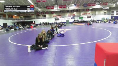 103 lbs Semifinal - Valarie Solorio, Iowa vs Sterling Dias, Iowa