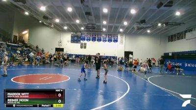 56 lbs 5th Place Match - Maddox Witt, High Plains Thunder vs Reiner Moon, Douglas WC