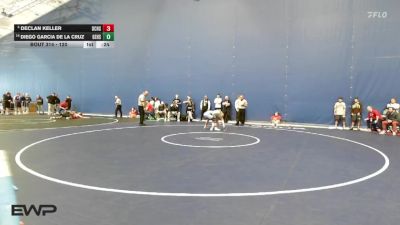 120 lbs Cons. Round 3 - Declan Keller, Dodge City vs Diego Garcia De La Cruz, Gardner Edgerton