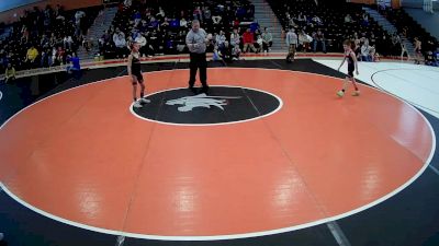 65 lbs Quarterfinal - Ayden Domenick, Latrobe vs Sawyer Small, Marion Center