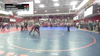 287 lbs Quarterfinal - Wyatt Ferguson, Dela Salle vs Austin Celzo, Arroyo