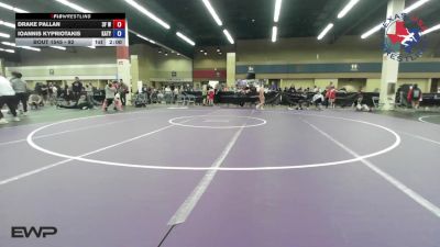 92 lbs 3rd Place - Drake Pallan, 3F Wrestling vs Ioannis Kypriotakis, Katy Area Wrestling Club