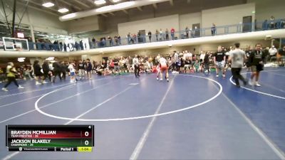 100 lbs Semis & 3rd Wb (16 Team) - Brayden Mcmillian, Team Prestige vs Jackson Blakely, Champions