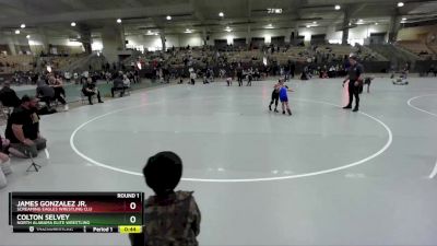 55 lbs Round 1 - Colton Selvey, North Alabama Elite Wrestling vs James Gonzalez Jr., Screaming Eagles Wrestling Clu