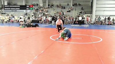 182 lbs Rr Rnd 3 - Dante Richardson, Iron Faith Gold - HSB vs Mason VanAllman, 4M Strength - HSB