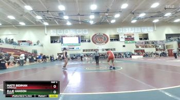 126 lbs Champ. Round 3 - Ellie Hanson, Emmett vs Matti Bidiman, Homedale