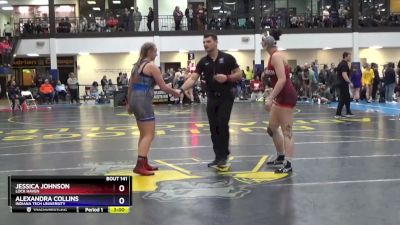 170 lbs Champ. Round 2 - Jessica Johnson, Lock Haven vs Alexandra Collins, Indiana Tech University