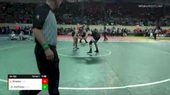 4A-195 lbs Quarterfinal - Sam Hoffman, Weatherford vs Luke Brooks, Poteau