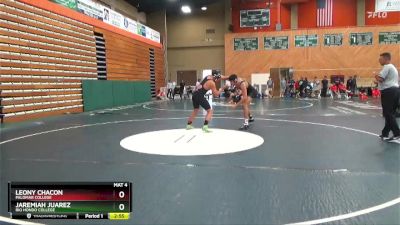 197 lbs Cons. Round 2 - Jaremiah Juarez, Rio Hondo College vs Leony Chacon, Palomar College