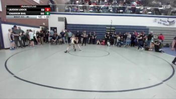 85 lbs Cons. Round 4 - Jaxson Loock, Raft River Wrestling vs Chasson Bail, Middleton Wrestling Club