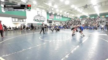 113 lbs Champ. Round 2 - Alfredo Rodriguez, Hillcrest vs Liam Fewell, San Marcos