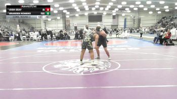 4 - 285 lbs Cons. Round 3 - Josh Seay, Patrick Henry - Ashland vs Branden Romero, Phoebus