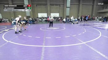 106 lbs Champ. Round 1 - Bo Courtney, Edmond North vs Aden Hendricks, Liberty