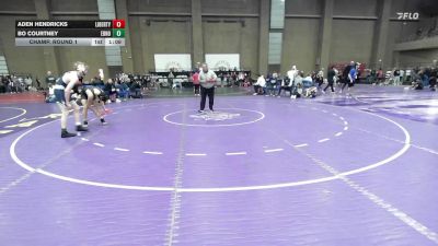 106 lbs Champ. Round 1 - Bo Courtney, Edmond North vs Aden Hendricks, Liberty