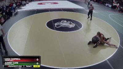 Cons. Semi - Lucia Campbell, Auburn Girls vs Audrey Cline, Franklin Girls