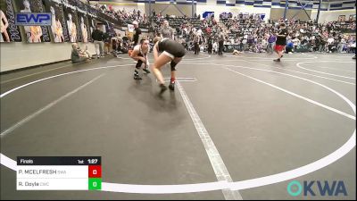 125 lbs Final - Peyton MCELFRESH, Shelton Wrestling Academy vs Reagan Doyle, Cowboy Wrestling Club