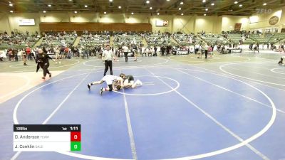 109 lbs Quarterfinal - Dakota Anderson, Team Aggression vs Jeffery Conklin, Salem Elite MC