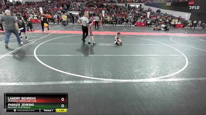 54 lbs Champ. Round 2 - Parker Jenkins, Belmont-Platteville vs Landry ...