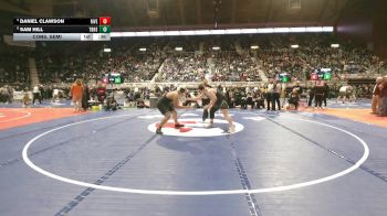 4A-285 lbs Cons. Semi - Daniel Clawson, Riverton vs Sam Hill, Thunder Basin High School