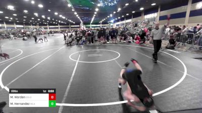 69 lbs Round Of 16 - Mason Worden, Gold Rush Wr Acd vs Maximiliano Hernandez, Inland Elite