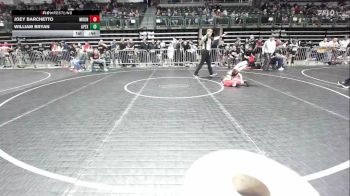 80 lbs 5th Place - Joey Barchetto, Mount Olive vs William Bryan, Apex