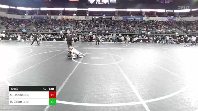 55 lbs Quarterfinal - Stryker Hodde, Mexico Youth Wrestling vs Kyse Gaber, Gladiator Academy