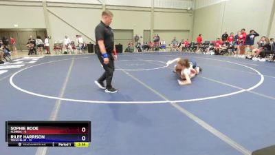 95 lbs Placement Matches (16 Team) - Sophie Booe, Florida vs Rilee Harrison, Texas Blue