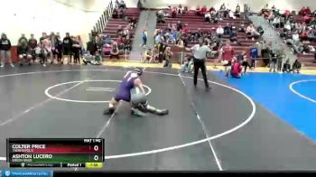 120 lbs Cons. Round 5 - Ashton Lucero, Green River vs Colter Price, Thermopolis