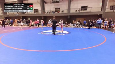 U12 FK - 78 lbs Champ. Round 1 - Geoff Ward, Pioneer Grappling Academy vs Logan Crawford, Deer Park Ironman Wrestling Club