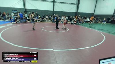 83 lbs Semifinal - Ronan Farmer, Askeo International Mat Club vs Karver Peasley, Omak Wrecking Crew Wrestling