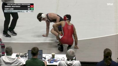 141 lbs Quarters & 1st Wb (16 Team) - Cory Land, Northern Iowa vs Gabriel Bouyssou, Cornell