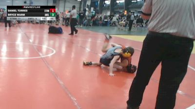 60 lbs Round 1 - 9:00am Saturday - Daniel Torres, Terps Xtreme vs Bryce Warm, America Elite